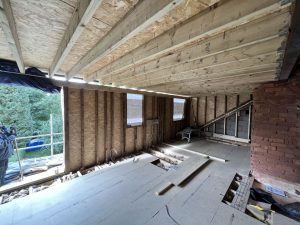 Birmingham loft conversion during build