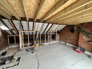 during loft conversion services