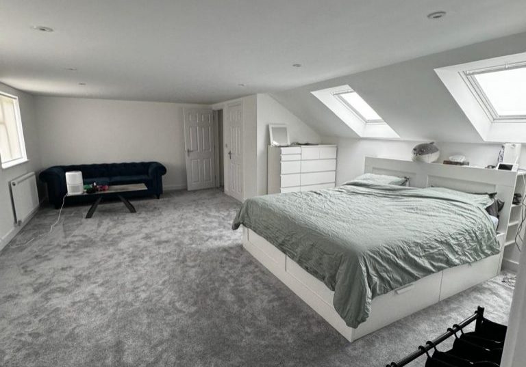 Loft conversion in Bartley Green turned into bedroom