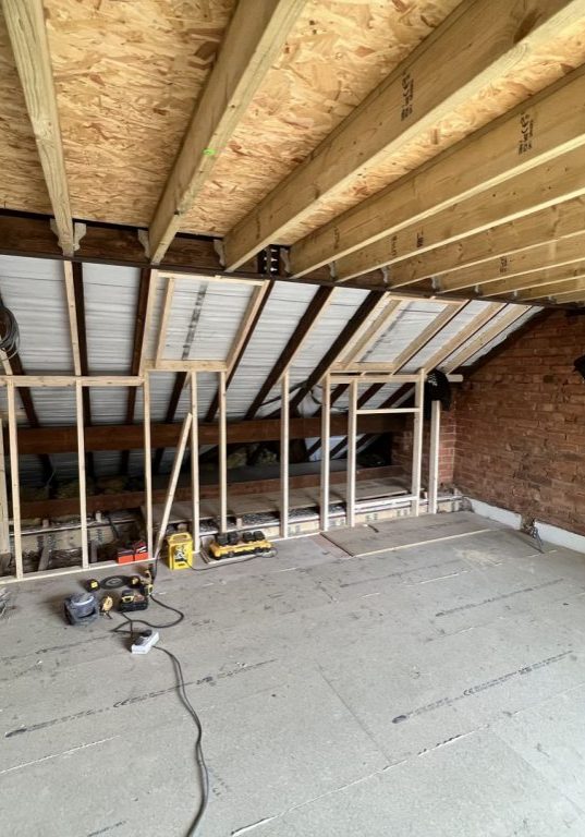 during loft conversion services in Tividale