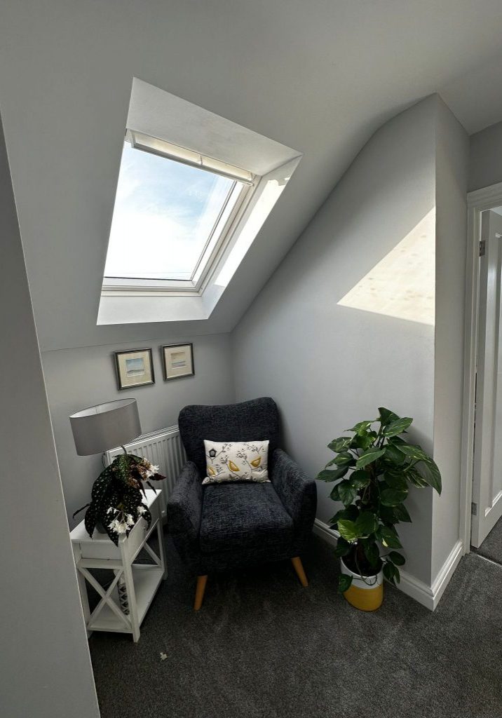 hallway in loft conversion built