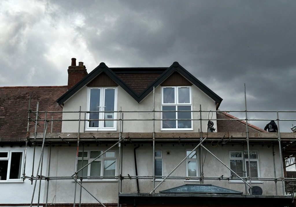 outside view of loft conversion